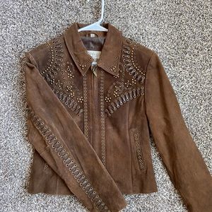 Cripple Creek Suede Leather Jacket